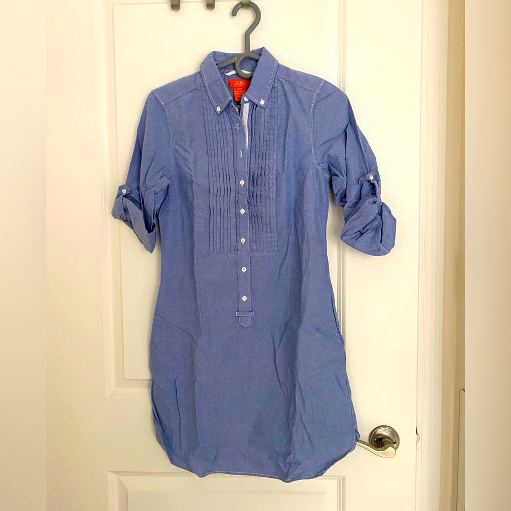 Joe Fresh | Blue button front dress